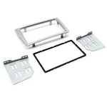 Rama adaptoare 2DIN Connects2 pentru Honda Civic 2001-2005, argintiu lucios