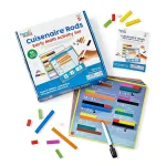 Riglete Cuisenaire pentru matematica timpurie, set educativ 90 piese