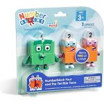 Set figurine Numberblocks Patru si Teribilii Doi, 3 piese, 3 ani+