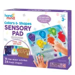 Covoras senzorial cu forme si culori pentru motricitate fina, 3 ani+