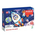 Puzzle pentru copii Calatorie prin spatiu, 30 piese, Dodo, 3 ani+