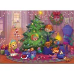 Puzzle de Craciun pentru copii, Pregatiri de Craciun, 60 piese mari