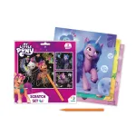 Set creativ de razuit My Little Pony New Generation cu 3 planse