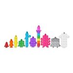 Set jucării senzoriale Numberblocks 1-10 din silicon pentru copii