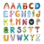 Set litere magnetice educative în limba română, 31 piese pentru copii