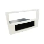 Rama adaptoare 1DIN Connects2 pentru Vauxhall Corsa 2011-2014, alb perlat