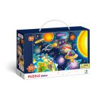 Puzzle educativ cu spațiul cosmic, 100 piese, pentru copii 5+