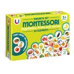 Set magneți Montessori cu fructe și legume, 36 piese educative