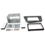 Rama adaptoare 2DIN Connects2 pentru Seat Leon 2005-2012, argintiu