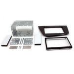 Kit ramă 2DIN Connects2 pentru Seat Leon 2005-2012, Argintiu Gelena