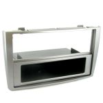 Rama adaptoare 1DIN argintie Connects2 pentru Peugeot 308 2007-2014