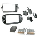 Kit ramă 2DIN Connects2 pentru Fiat 500 2007-2015, negru, cu A/C