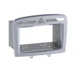 Rama adaptoare 2DIN argintie Connects2 pentru Peugeot 308 si RCZ