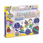 Set abtibilduri de colorat Taramul basmelor cu 55+ stickere si 4 carioci