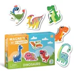 Set magneți cu dinozauri, 15 piese educative pentru copii 3+