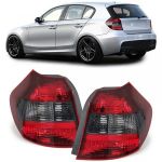 Lumini spate roșii negre fumurii dreapta stânga potrivite pentru BMW Seria 1 E81 E87 04-07 Performance AutoTuning