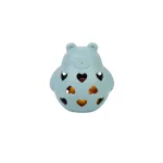 Zornaitoare din silicon pentru bebelusi, Ursuletul cu miere, albastru pastel