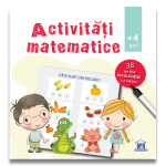 Activități matematice pentru preșcolari 4+ cu 38 fișe refolosibile