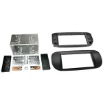 Kit rama adaptoare 2DIN Connects2 pentru Fiat 500 2008-2011, negru