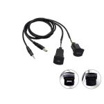 Adaptor priza USB/AUX Connects2 pentru VW Polo 2014, montaj dedicat