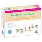 Învăț să povestesc - 90 de jetoane Montessori pentru relatat povești + ghid