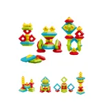 Cuburile lui Pitagora educative, set constructie geometric 30 piese