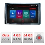 Navigație Toyota 2DIN Android 4G, GPS, Bluetooth, DSP, 4GB RAM + 64GB