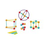 Set educativ de construcție STEAM pentru forme 3D, 70 piese