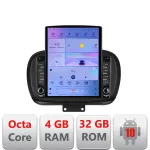Navigatie Fiat 500X 2015+ Tesla 9.7 inch Android GPS 4G WiFi 4GB RAM 32GB