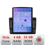 Navigație Fiat Bravo 2007-2014, ecran Tesla 9.7 inch, Android, 4GB+32GB, 4G