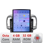 Navigatie Hyundai Accent 2006-2012 G-Accent ecran tip TESLA 9.7" cu Android Radio Bluetooth Internet GPS WIFI 4+32GB D