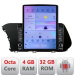 Navigație Hyundai i20 2020+ cu ecran Tesla 9.7 inch, Android, 4G, 4+32GB