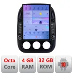 Navigație Jeep Compass 2010-2016, ecran Tesla 9.7, Android 10, 4GB+32GB