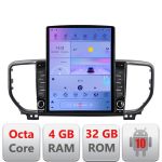 Navigatie Android Kia Sportage 2019 cu ecran Tesla 9.7 inch, GPS si WiFi