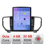 Navigatie Android Kia Sportage 2019 cu ecran Tesla 9.7 inch, GPS si WiFi