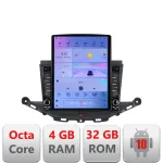 Navigație Opel Astra K 9.7 inch Android 4GB RAM 32GB GPS 4G Bluetooth