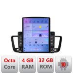 Navigatie Peugeot 508 G-5637 ecran tip TESLA 9.7" cu Android Radio Bluetooth Internet GPS WIFI 4+32GB DSP 4G Octa Core