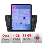 Navigație Tesla Android 9.7 inch pentru Skoda Octavia 2014-2020, 4GB+32GB