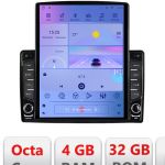 Navigație auto universală 2DIN Tesla 9.7 inch, Android, GPS, 4G, 4+32GB