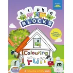 Carte de colorat cu activitati Alphablocks pentru invatarea literelor, 3+
