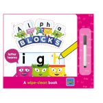 Cărticică Scriu și Șterg Alphablocks pentru fonetică în limba engleză