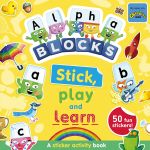 Cărticică cu activități Alphablocks - 50 stickere, joacă și învățare