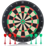 Darts magnetic pentru copii, joc de indemanare cu sageti sigure, 40 cm