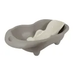 Cădiță pentru bebeluși Hippo gri cu suport anatomic integrat