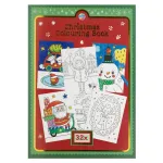 Carte de colorat de Craciun pentru copii, 32 pagini, Moxy