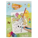 Carte de colorat de Paste pentru copii, format A4, 64 pagini