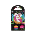 Carte de colorat cu carioci neon pentru copii 5+ - Peripetiile unicornului