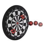 Joc darts cu arici pentru copii, tinta cu bile aderente, 29.5 cm