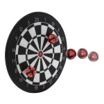 Joc darts cu arici pentru copii, tinta cu bile aderente, 29.5 cm