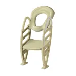 Reductor WC pentru copii cu scarita pliabila, ergonomic, Verde Eco